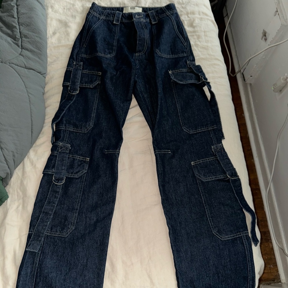 Stradivarius Cargo Jeans Size S or US 4